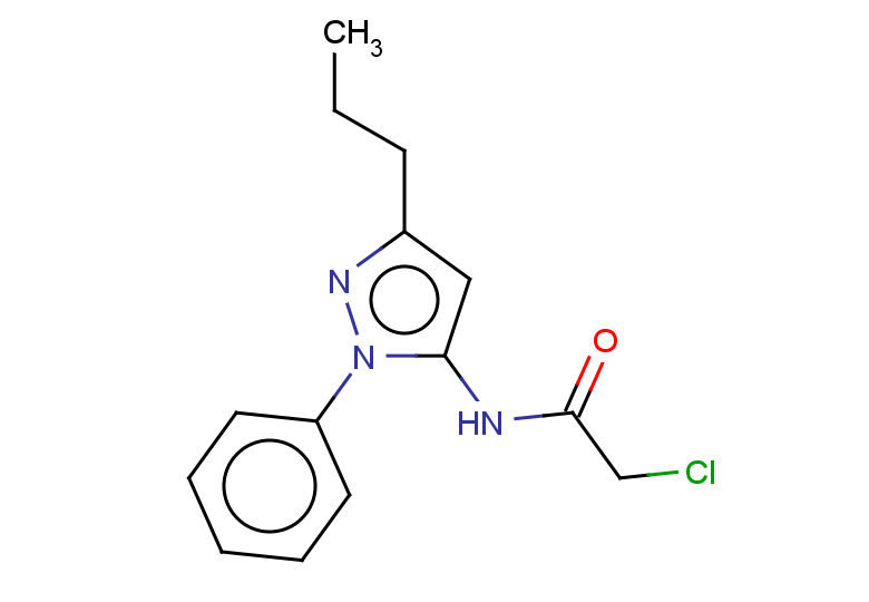 2-chloro-N-(1-phenyl-3-propyl-1H-pyrazol-5-yl)acetamide