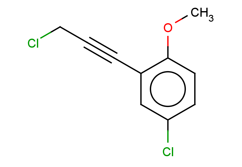 4-chloro-2-(3-chloroprop-1-yn-1-yl)-1-methoxybenzene