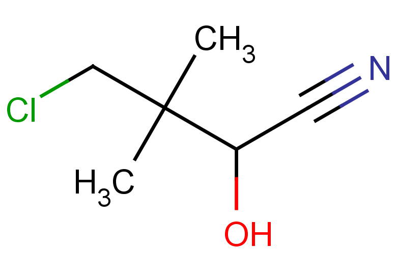 4-chloro-2-hydroxy-3,3-dimethylbutanenitrile