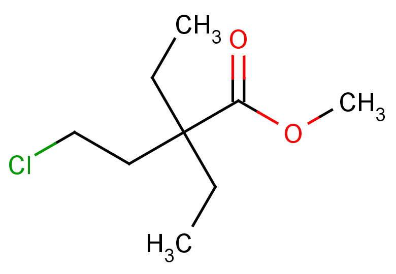 methyl 4-chloro-2,2-diethylbutanoate