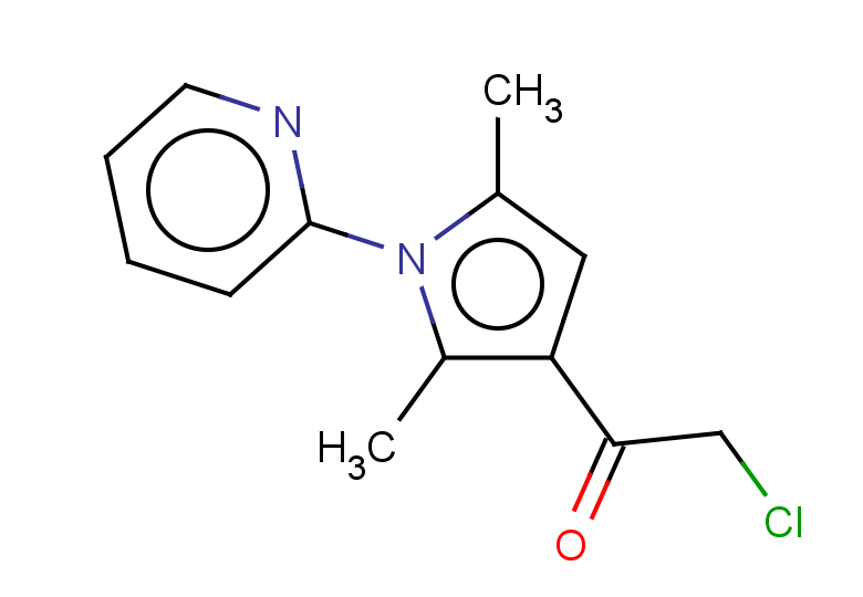2-chloro-1-[2,5-dimethyl-1-(pyridin-2-yl)-1H-pyrrol-3-yl]ethan-1-one