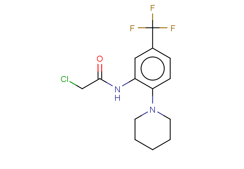 2-chloro-N-[2-(piperidin-1-yl)-5-(trifluoromethyl)phenyl]acetamide