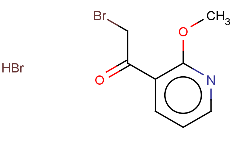2-bromo-1-(2-methoxypyridin-3-yl)ethan-1-one hydrobromide