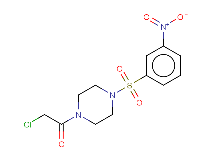 2-chloro-1-[4-(3-nitrobenzenesulfonyl)piperazin-1-yl]ethan-1-one