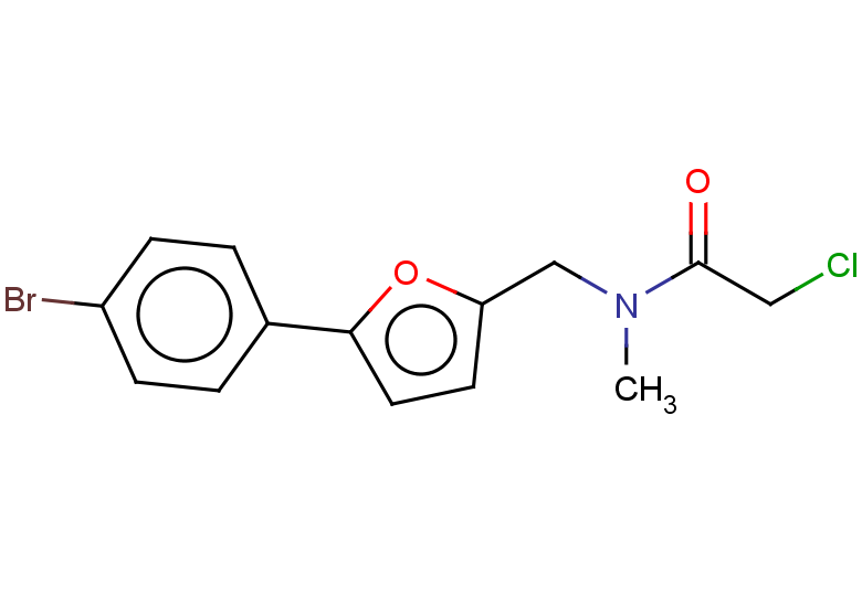 N-{[5-(4-bromophenyl)furan-2-yl]methyl}-2-chloro-N-methylacetamide