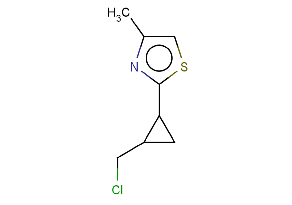 2-[2-(chloromethyl)cyclopropyl]-4-methyl-1,3-thiazole, Mixture of diastereomers