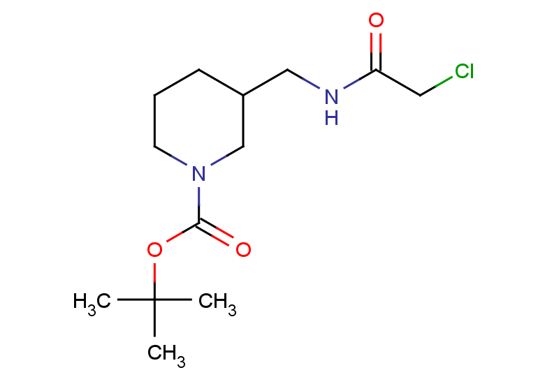 tert-butyl 3-[(2-chloroacetamido)methyl]piperidine-1-carboxylate