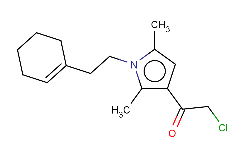 2-chloro-1-{1-[2-(cyclohex-1-en-1-yl)ethyl]-2,5-dimethyl-1H-pyrrol-3-yl}ethan-1-one