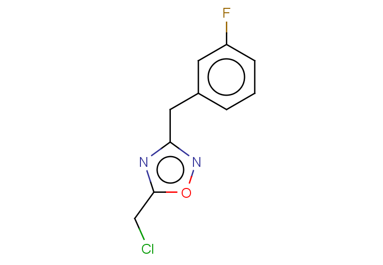 5-(chloromethyl)-3-[(3-fluorophenyl)methyl]-1,2,4-oxadiazole