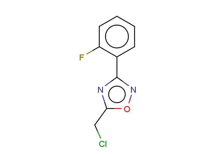 5-(chloromethyl)-3-(2-fluorophenyl)-1,2,4-oxadiazole