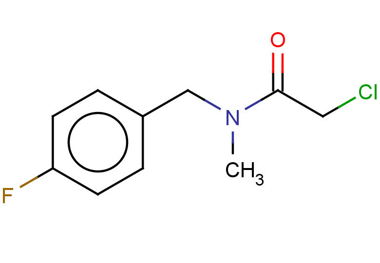 2-chloro-N-[(4-fluorophenyl)methyl]-N-methylacetamide