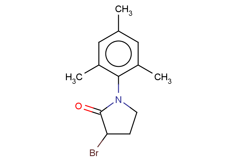 3-bromo-1-(2,4,6-trimethylphenyl)pyrrolidin-2-one