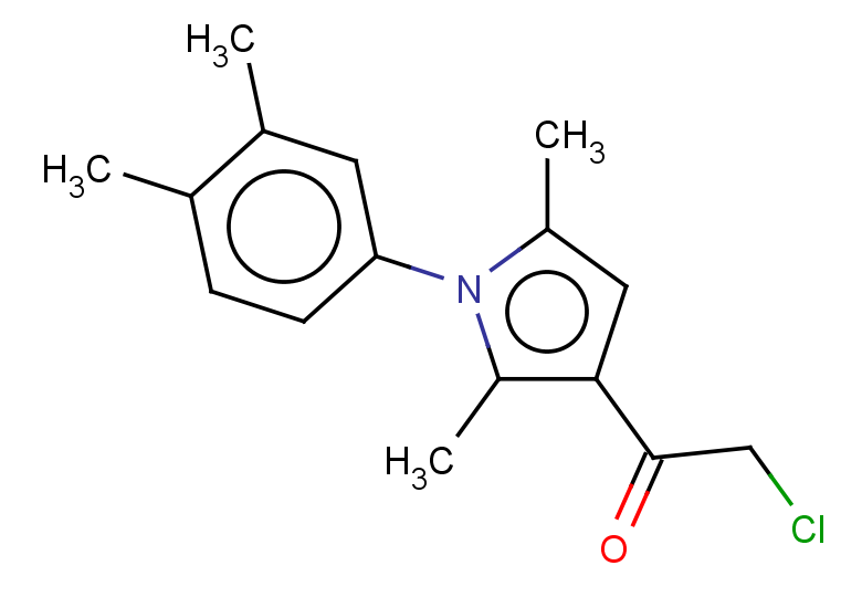 2-chloro-1-[1-(3,4-dimethylphenyl)-2,5-dimethyl-1H-pyrrol-3-yl]ethan-1-one