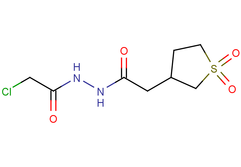 N'-(2-chloroacetyl)-2-(1,1-dioxo-1lambda6-thiolan-3-yl)acetohydrazide