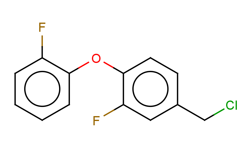 4-(chloromethyl)-2-fluoro-1-(2-fluorophenoxy)benzene