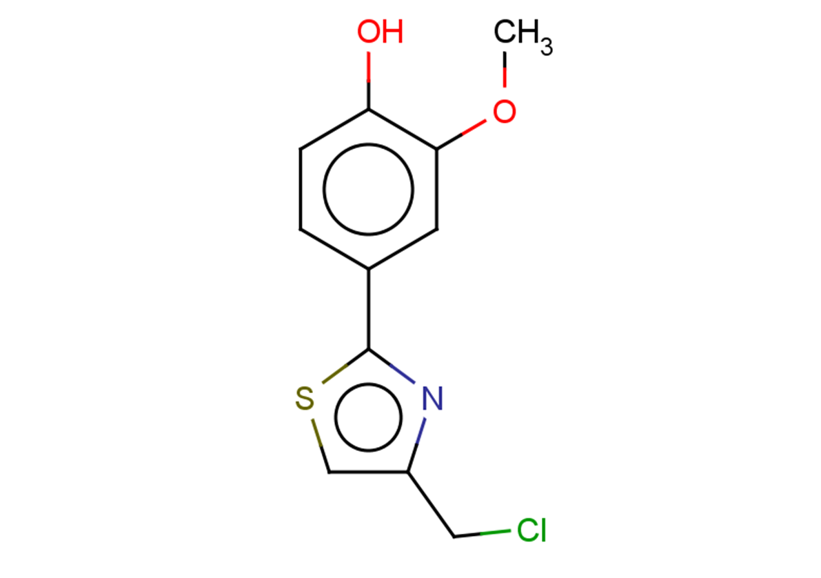 4-[4-(chloromethyl)-1,3-thiazol-2-yl]-2-methoxyphenol