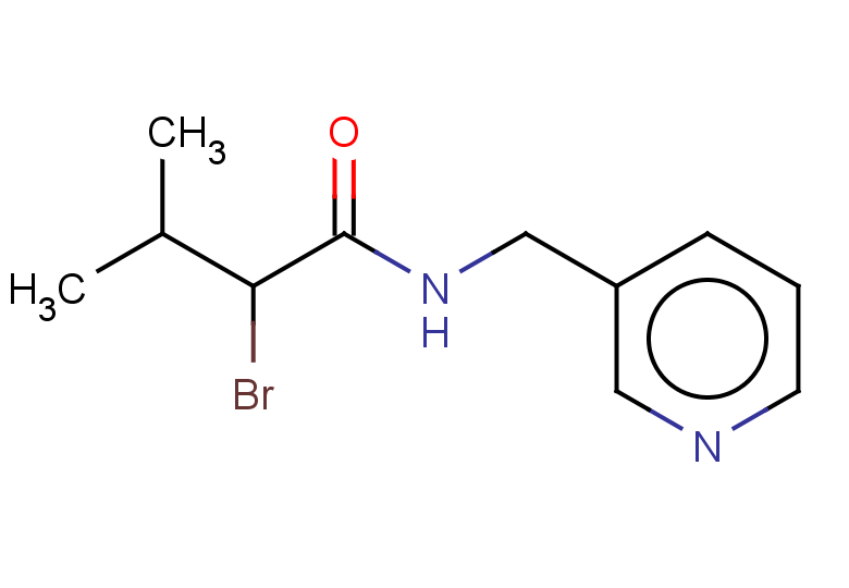 2-bromo-3-methyl-N-(pyridin-3-ylmethyl)butanamide