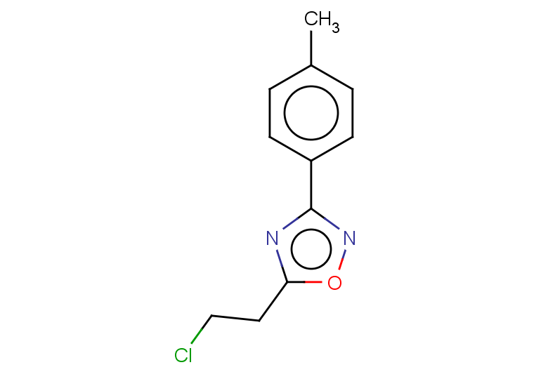 5-(2-chloroethyl)-3-(4-methylphenyl)-1,2,4-oxadiazole
