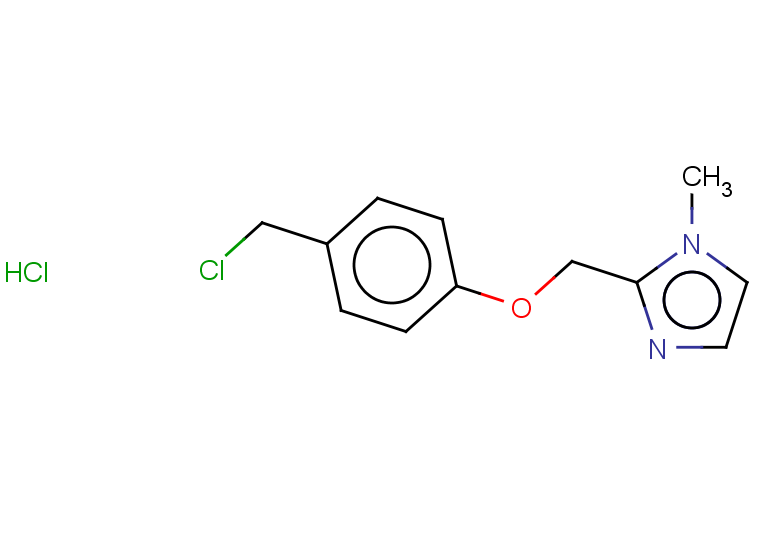 2-[4-(chloromethyl)phenoxymethyl]-1-methyl-1H-imidazole hydrochloride