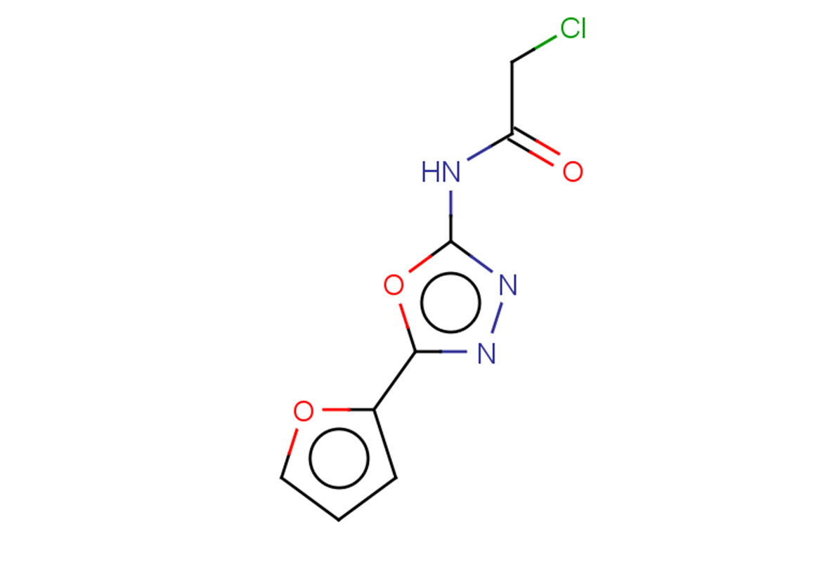 2-chloro-N-[5-(furan-2-yl)-1,3,4-oxadiazol-2-yl]acetamide