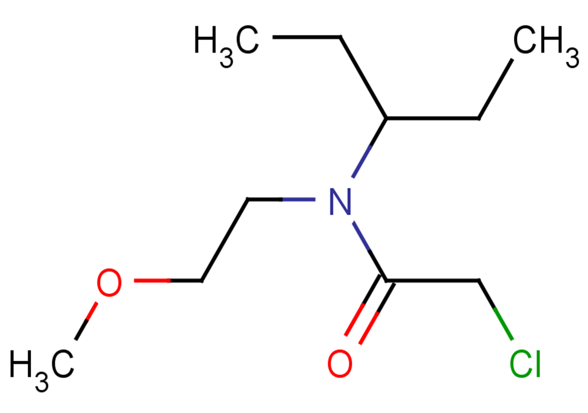 2-chloro-N-(2-methoxyethyl)-N-(pentan-3-yl)acetamide