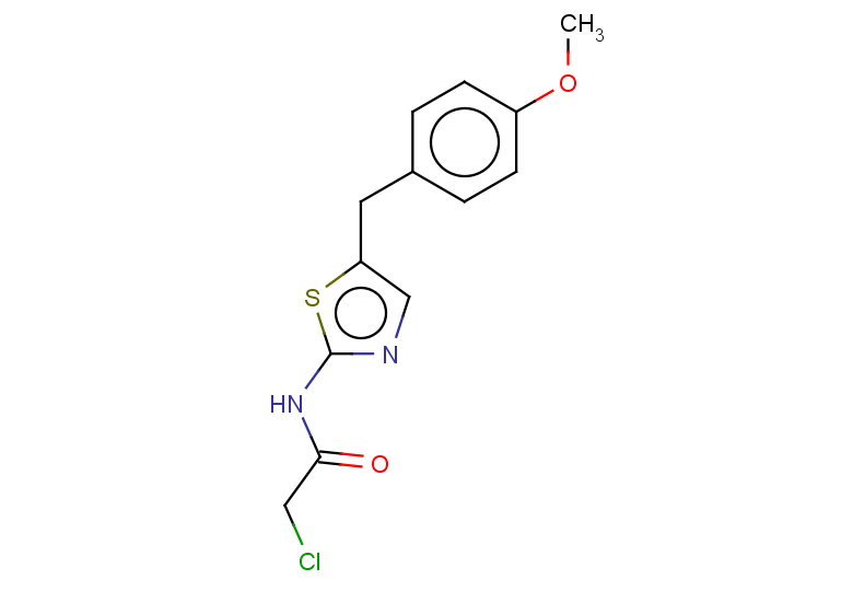 2-chloro-N-{5-[(4-methoxyphenyl)methyl]-1,3-thiazol-2-yl}acetamide