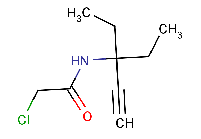 2-chloro-N-(3-ethylpent-1-yn-3-yl)acetamide