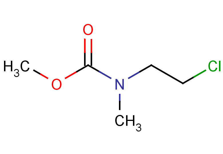 methyl N-(2-chloroethyl)-N-methylcarbamate