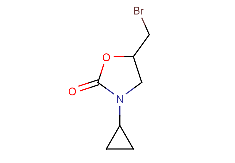 5-(bromomethyl)-3-cyclopropyl-1,3-oxazolidin-2-one