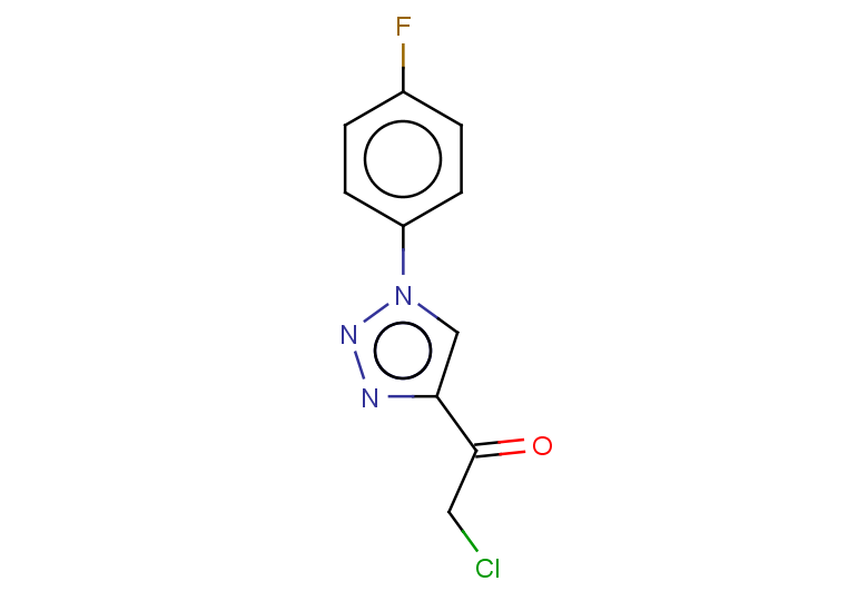 2-chloro-1-[1-(4-fluorophenyl)-1H-1,2,3-triazol-4-yl]ethan-1-one