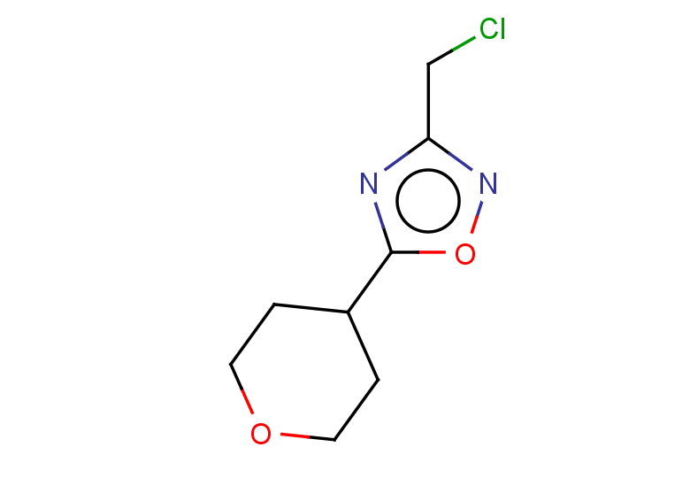 3-(chloromethyl)-5-(oxan-4-yl)-1,2,4-oxadiazole