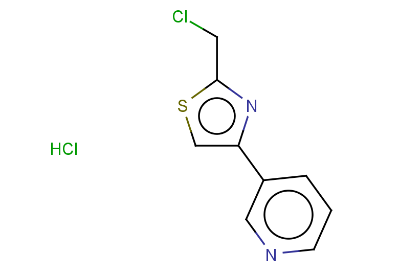 3-[2-(chloromethyl)-1,3-thiazol-4-yl]pyridine hydrochloride
