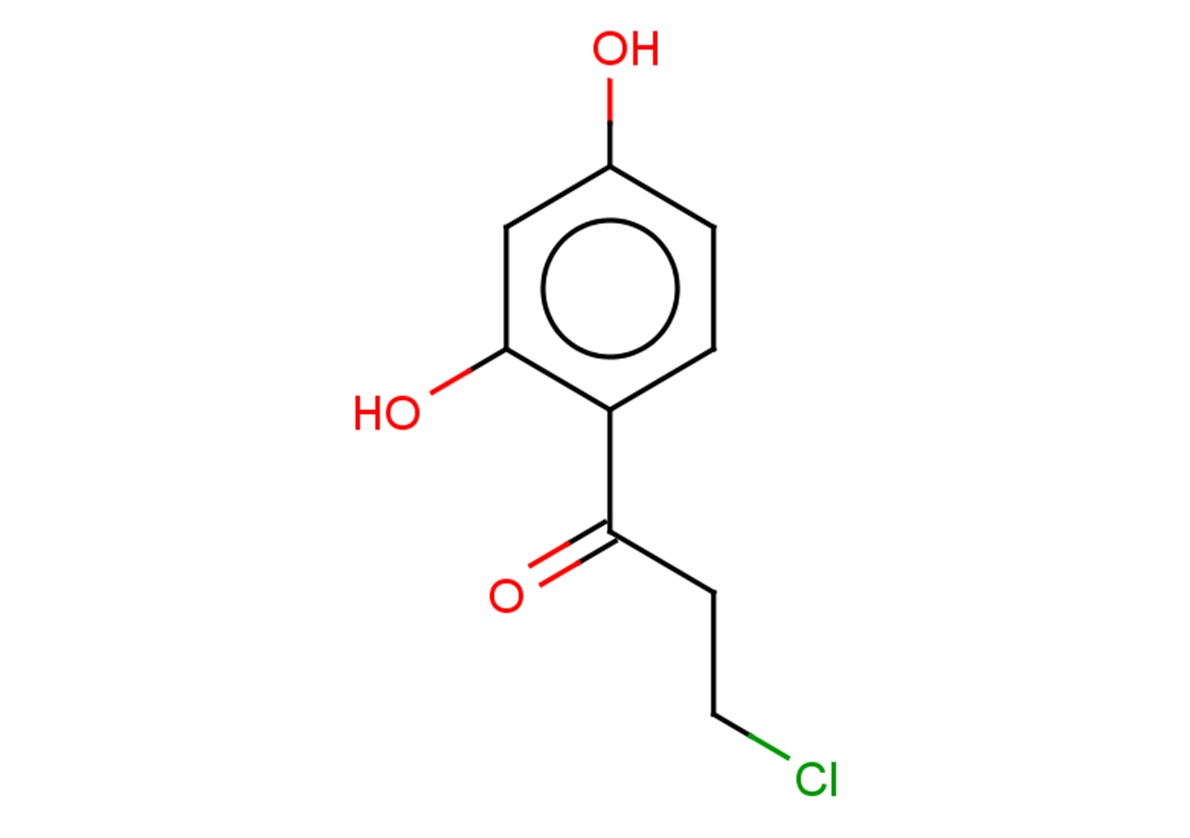 3-chloro-1-(2,4-dihydroxyphenyl)propan-1-one