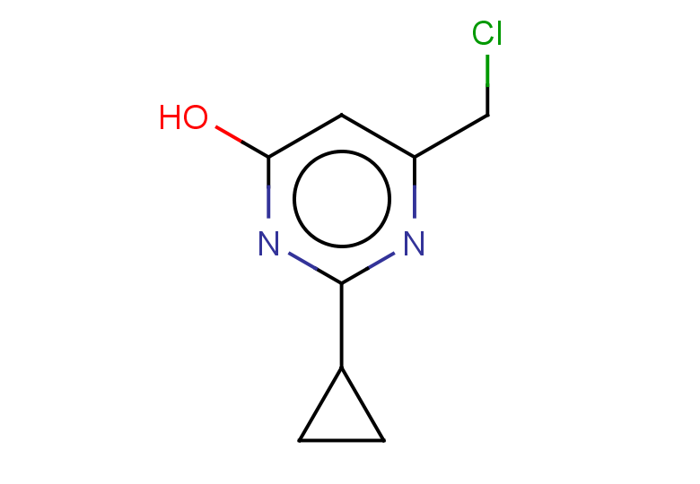 6-(chloromethyl)-2-cyclopropylpyrimidin-4-ol