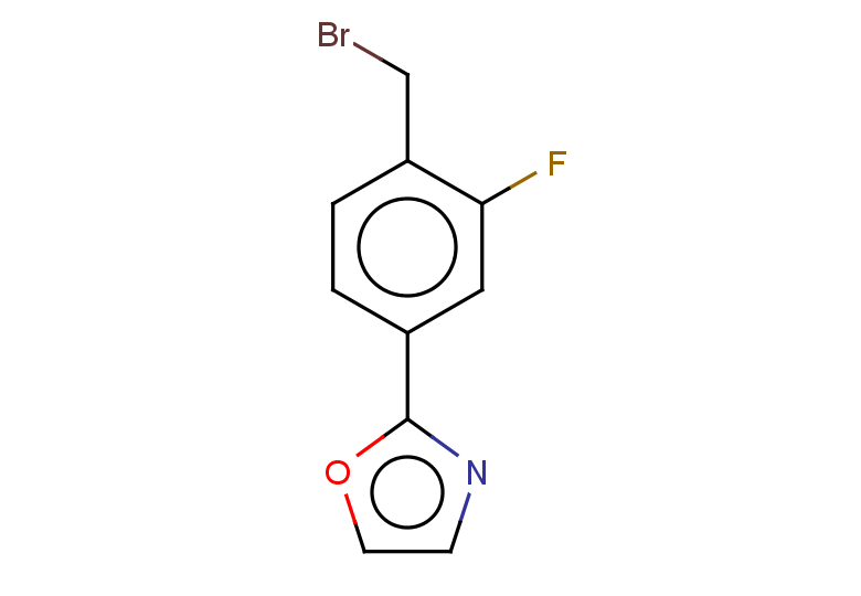 2-[4-(bromomethyl)-3-fluorophenyl]-1,3-oxazole