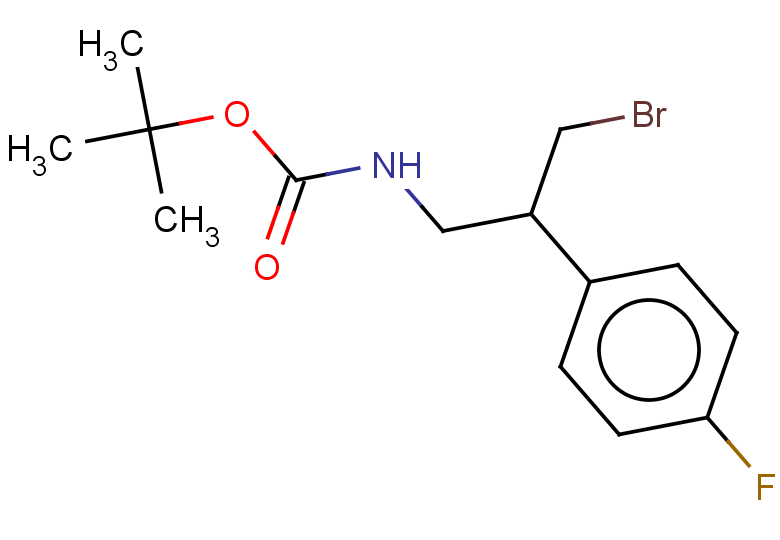 tert-butyl N-[3-bromo-2-(4-fluorophenyl)propyl]carbamate