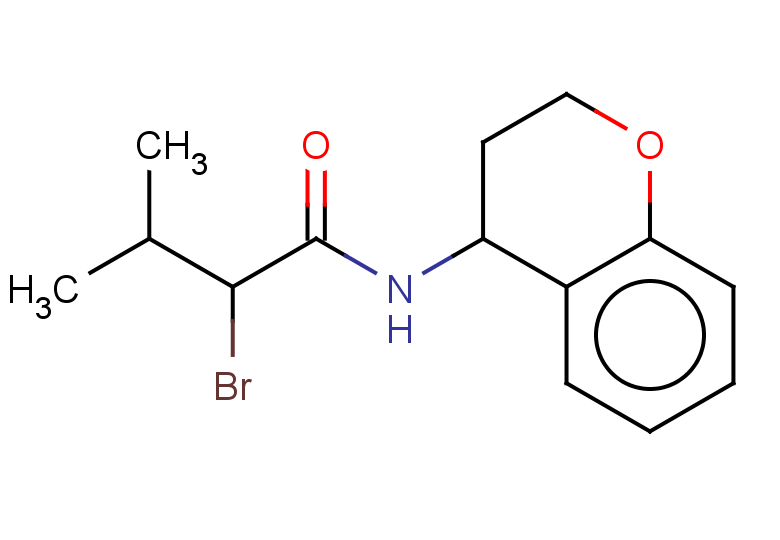 2-bromo-N-(3,4-dihydro-2H-1-benzopyran-4-yl)-3-methylbutanamide