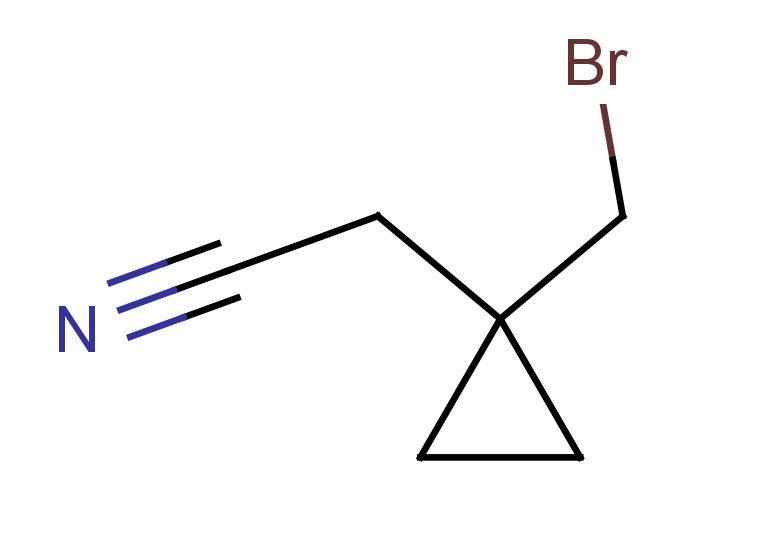 2-[1-(bromomethyl)cyclopropyl]acetonitrile