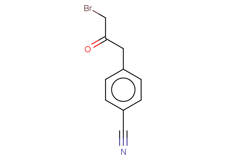 4-(3-bromo-2-oxopropyl)benzonitrile