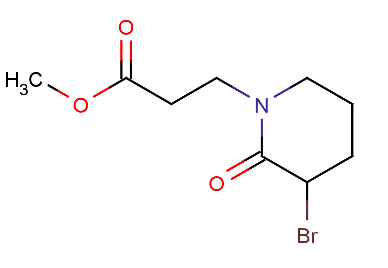 methyl 3-(3-bromo-2-oxopiperidin-1-yl)propanoate