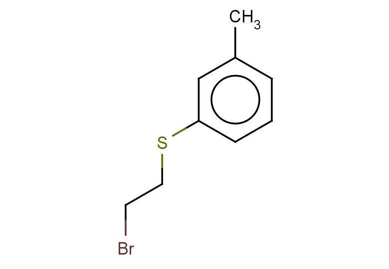 1-[(2-bromoethyl)sulfanyl]-3-methylbenzene