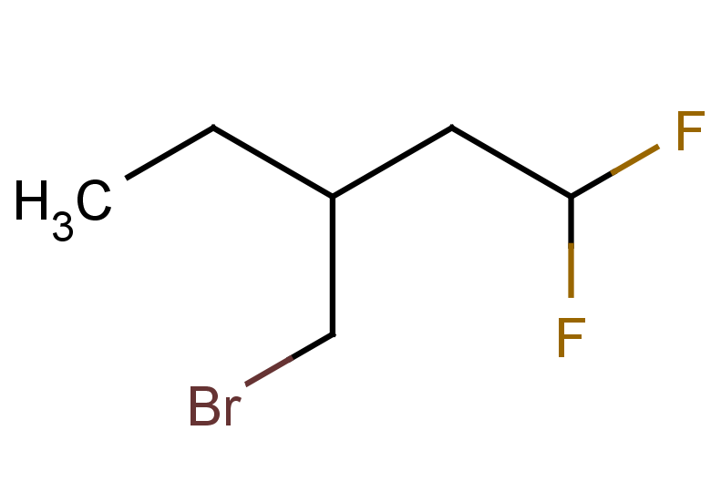 3-(bromomethyl)-1,1-difluoropentane