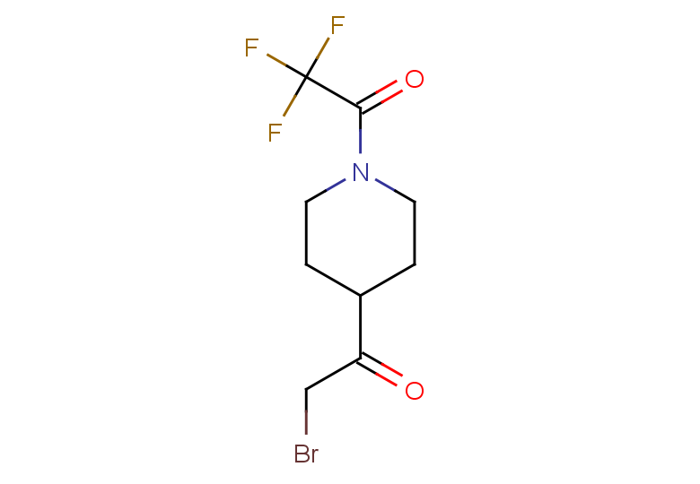 1-[4-(2-bromoacetyl)piperidin-1-yl]-2,2,2-trifluoroethan-1-one