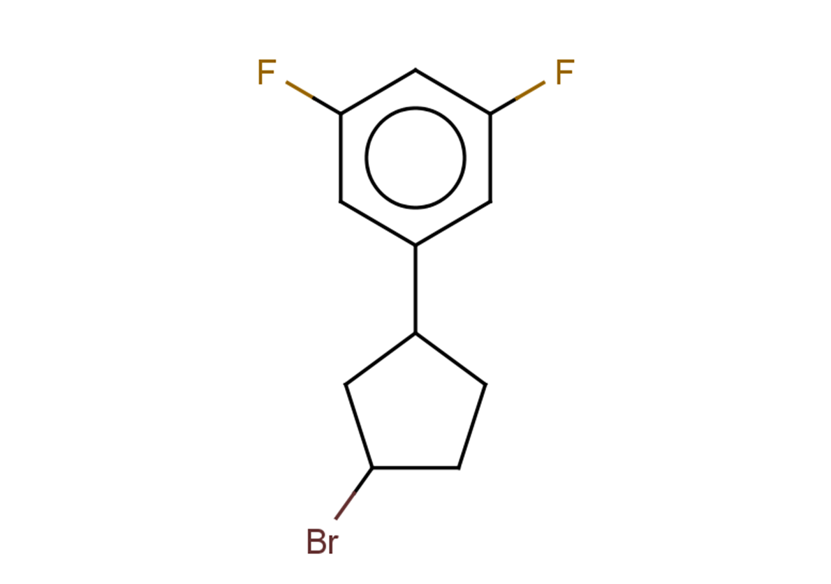 1-(3-bromocyclopentyl)-3,5-difluorobenzene