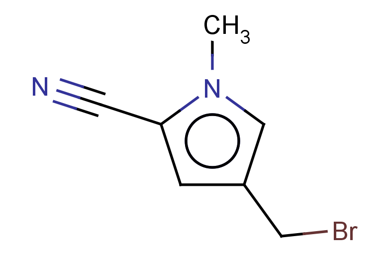 4-(bromomethyl)-1-methyl-1H-pyrrole-2-carbonitrile