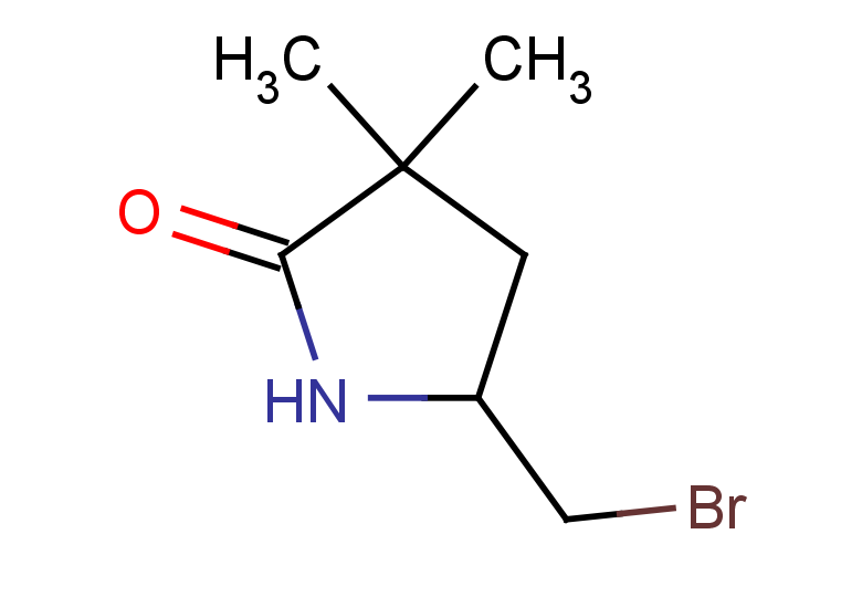 5-(bromomethyl)-3,3-dimethylpyrrolidin-2-one