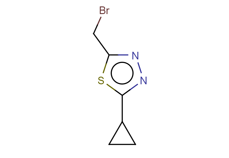 2-(bromomethyl)-5-cyclopropyl-1,3,4-thiadiazole