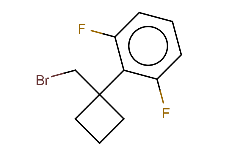 2-[1-(bromomethyl)cyclobutyl]-1,3-difluorobenzene
