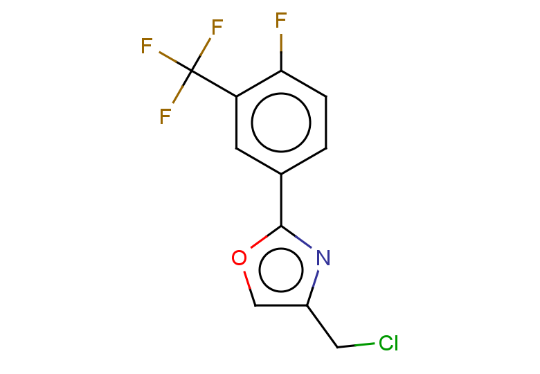 4-(chloromethyl)-2-[4-fluoro-3-(trifluoromethyl)phenyl]-1,3-oxazole
