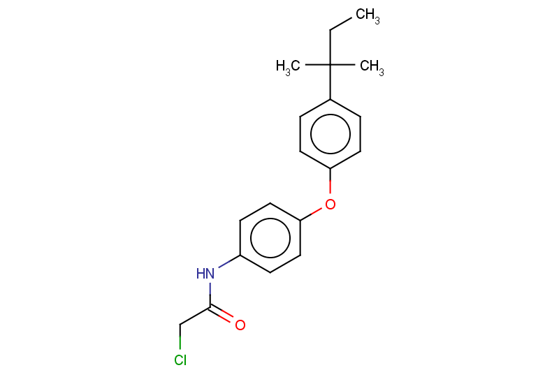 2-chloro-N-{4-[4-(2-methylbutan-2-yl)phenoxy]phenyl}acetamide